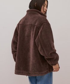 AMERICAN HOLIC スタンドカラーミニファーブルゾン