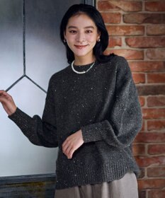 ANY スパンコールニット