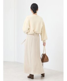 earth music&ecology リボンフレアスカート