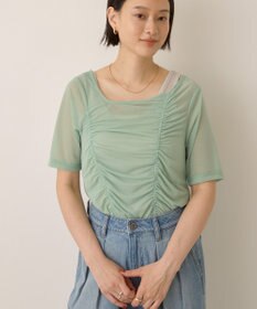 AMERICAN HOLIC 【2点SET】アシメシアーT＋ラメインナー