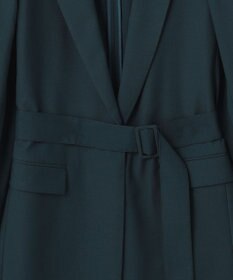 ICB 【洗える】 ウールマットウース ベルト付きジャケット