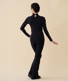 Chacott 【ノーソーイングニット】ホールハイネックニットトップ