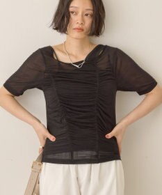 AMERICAN HOLIC 【2点SET】アシメシアーT＋ラメインナー