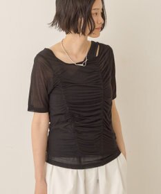 AMERICAN HOLIC 【2点SET】アシメシアーT＋ラメインナー