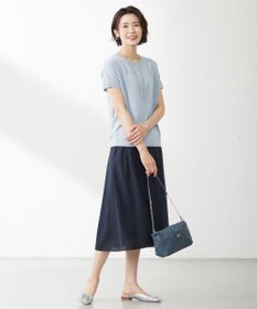 J.PRESS LADIES 【洗える】カールマイヤーシアー シャドーストライプ スカート