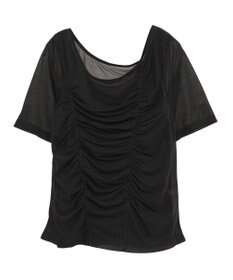 AMERICAN HOLIC 【2点SET】アシメシアーT＋ラメインナー