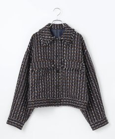 #Newans ツイードブルゾン