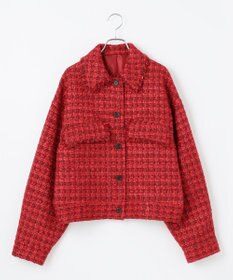 #Newans ツイードブルゾン