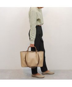 UNBILLION cachecache PCケース付きメタルハンドルA4トートバッグ