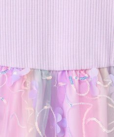 ANY KIDS フラワーチュール ドッキングワンピース