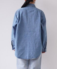woadblue ＜坪田あさみさんコラボ＞CPOデニムジャケット ライトブルー