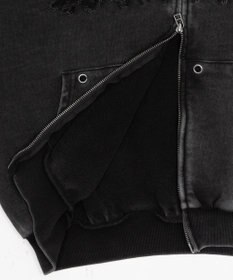 WEGO 【ユニセックス着用ITEM】ブリーチハトメZIPパーカー