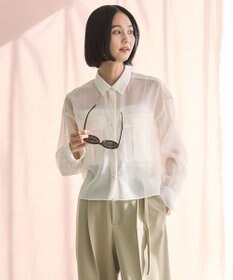 UNFILO シアークロップドシャツ