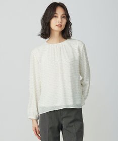 J.PRESS LADIES カットジャカードプリント カットソー