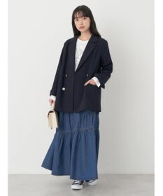 earth music&ecology ダブルテーラードジャケット