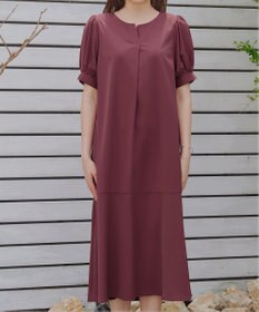 Tiaclasse 【洗える・XSサイズ】裾切替マーメイドフレアワンピース