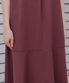 Tiaclasse 【洗える・XSサイズ】裾切替マーメイドフレアワンピース