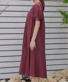 Tiaclasse 【洗える・XSサイズ】裾切替マーメイドフレアワンピース