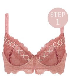 BRADELIS New York 【BRADELIS New York / 育乳補整ブラ・STEP1 集める】ウェンディステップ1ブラ24S1 脇のお肉もふんわり包んで補正するブラ