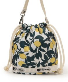 LeSportsac DRAWSTRING BUCKET CHARM/レモンオーチャード