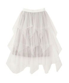 earth music&ecology 2wayレイヤードチュールスカート