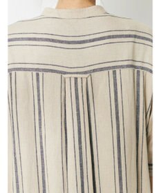 CRAFT STANDARD BOUTIQUE リネンレーヨンストライプワンピース