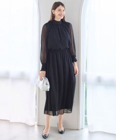 23区 S 【APPLAUDIR】シアードットフロッキー ドレス