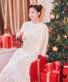 earth music&ecology 【予約】Disney/ミッキーチャーム付きリボン巾着