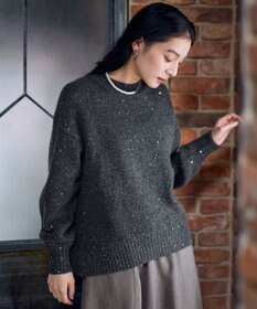 ANY スパンコールニット