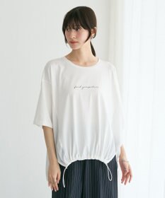 YECCA VECCA 裾ドロストデザインロゴTee