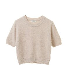 earth music&ecology ツイストブークレ半袖プルオーバー