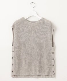 J.PRESS LADIES 【洗える】LINEN COTTON ニット ベスト