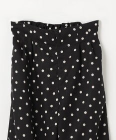 ANY KIDS 麻ライク ドット柄 ガウチョ