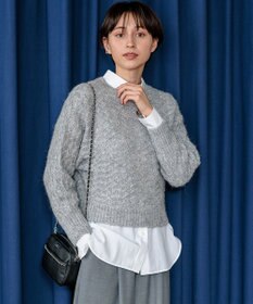 洗える】スパングル ドルマンスリーブ ニット / 23区 L | ファッション