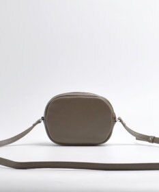 blancle シュリンクレザー ラウンドショルダーバッグ