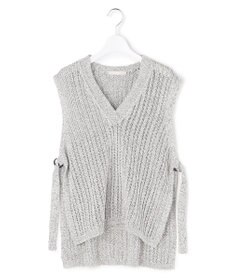 ICB L コットンツイスター ニットベスト