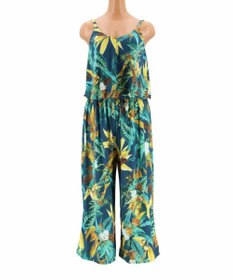 San-ai Resort（三愛水着楽園） 【Coral veil】Lily Garden　ガウチョ 3点セット 9号/11号