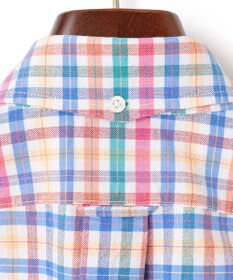 J.PRESS MEN コットンオックス マルチチェック シャツ / ボタンダウン