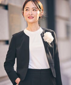 ANY SIS 【チャーム付き】エアリーフラワー コサージュ