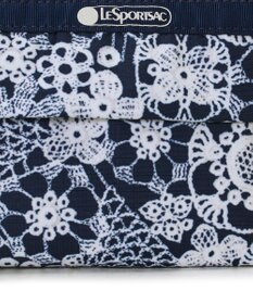 LeSportsac SMALL SLOAN COSMETIC/フローラルレースネイビー