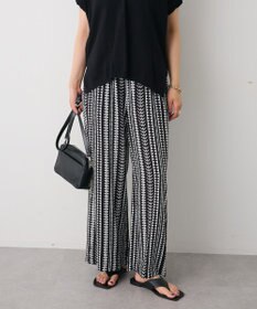CRAFT STANDARD BOUTIQUE レーヨン総柄ワイドパンツ
