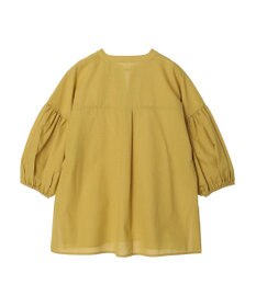 Green Parks 綿麻混紐付きデザインブラウス