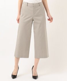 J.PRESS LADIES 【シワになりにくい】コットンフィッティーシャーク ワイドパンツ