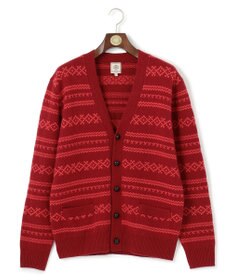 J.PRESS MEN 【Cash Lamb’s Wool】フェアアイルカーディガンニット