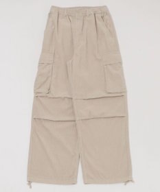 WEGO 【ウエストゴム/MLサイズ展開】イージーコーデュロイカーゴパンツ