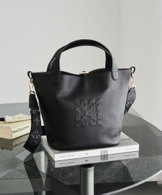 russet エンボスモノグラム2WAYミニトートバッグ(CE-1672-WEB)