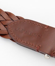 J.PRESS MEN レザーメッシュベルト