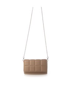 UNBILLION カシュカシュ cachecache / ブロック型押し2wayチェーンショルダー