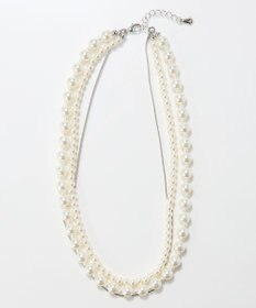 Phoebe 3連ハンサムパールチェーンネックレス