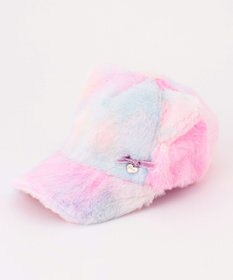 ANY KIDS ネコ耳付き ファー キャップ